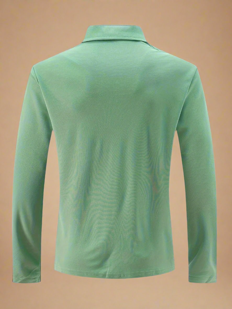 Dante - Men's long-sleeved polo shirt