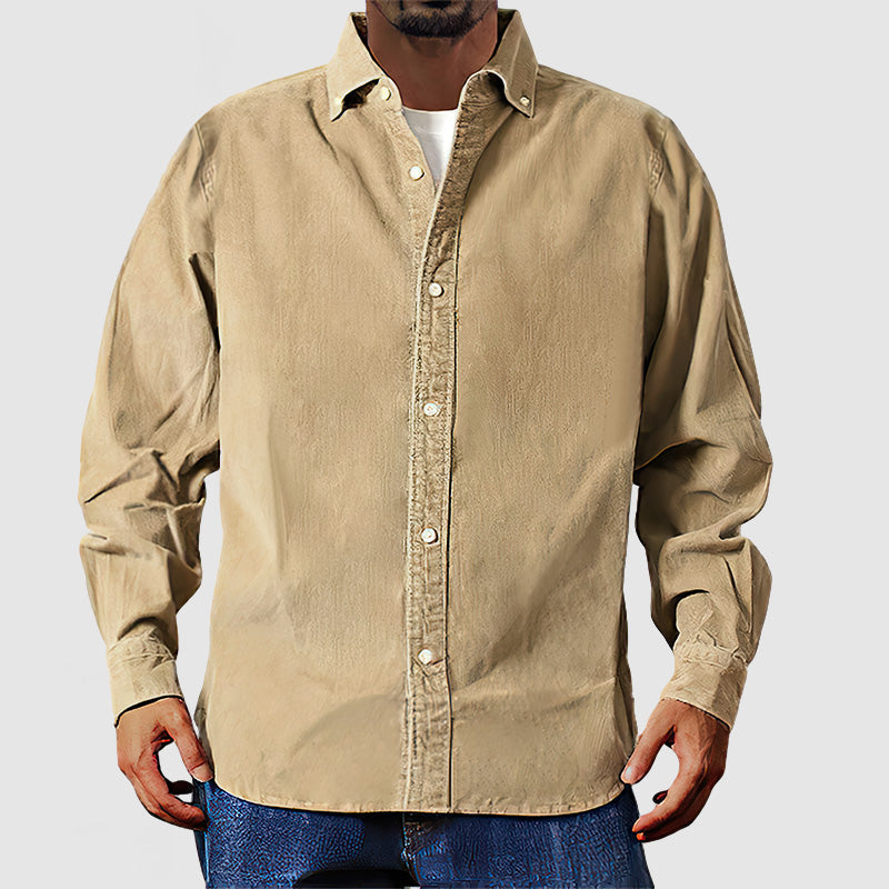 Albert - Men vintage basic overshirt