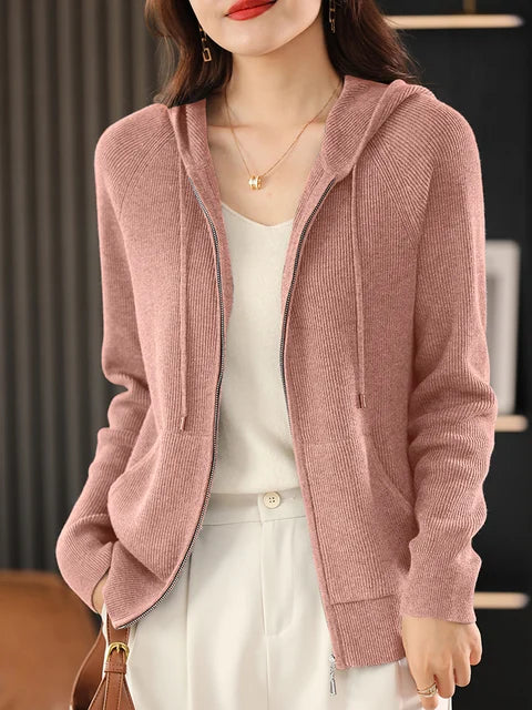 Jenifer - wool blend zip-up vest
