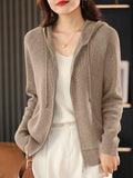 Jennifer Wool blend zip-up Vest