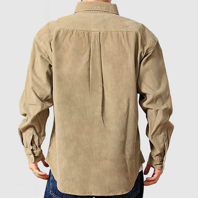 Albert - Men vintage basic overshirt